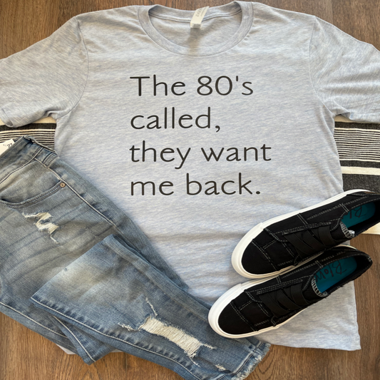 Wholesale The 80's Called Tee