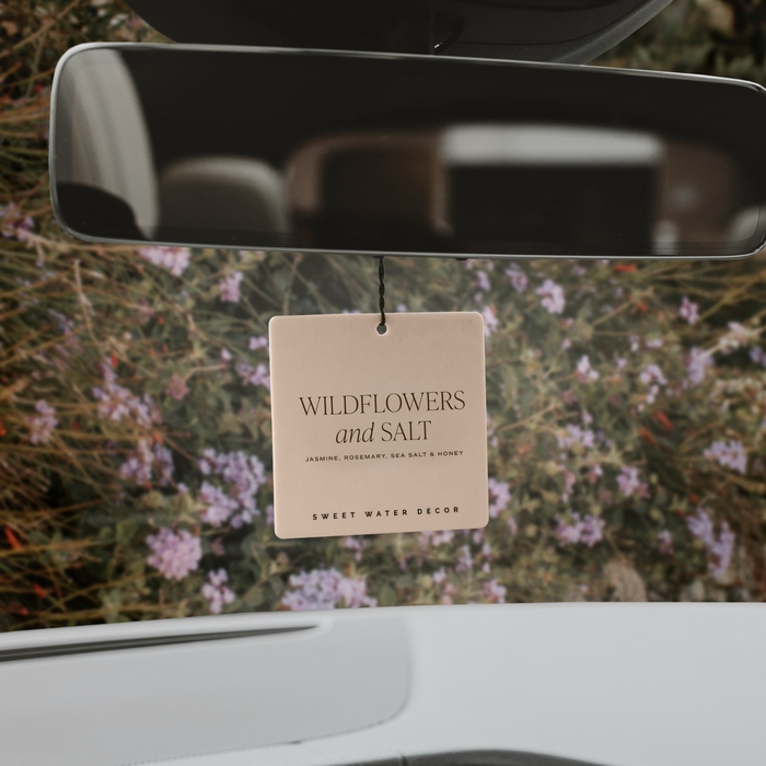 Wildflowers & Salt Hanging Air Freshener