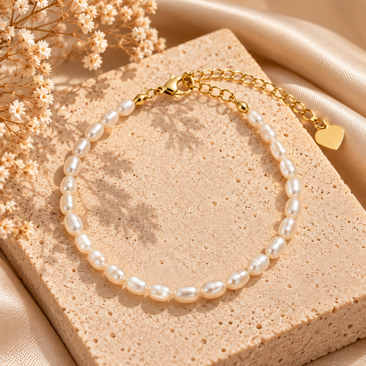 WOLFF JEWELRY - Mini Pearl armbånd