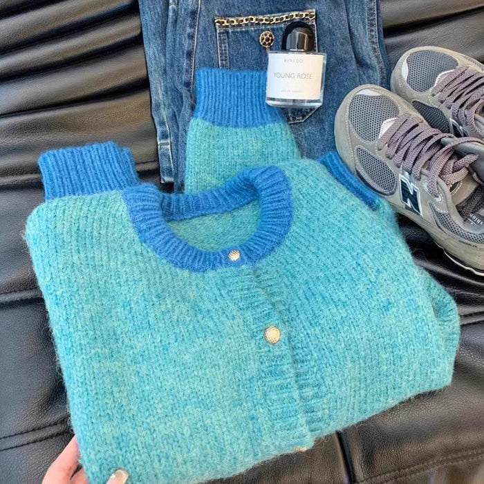 Women's Cozy Knit Cardigan – Oversized Loose-Fit Sweater