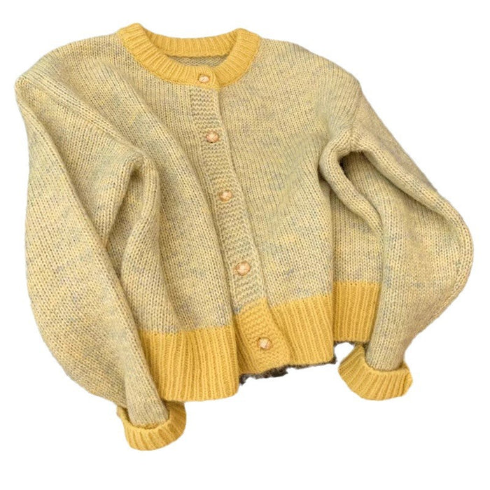 Women's Cozy Knit Cardigan – Oversized Loose-Fit Sweater