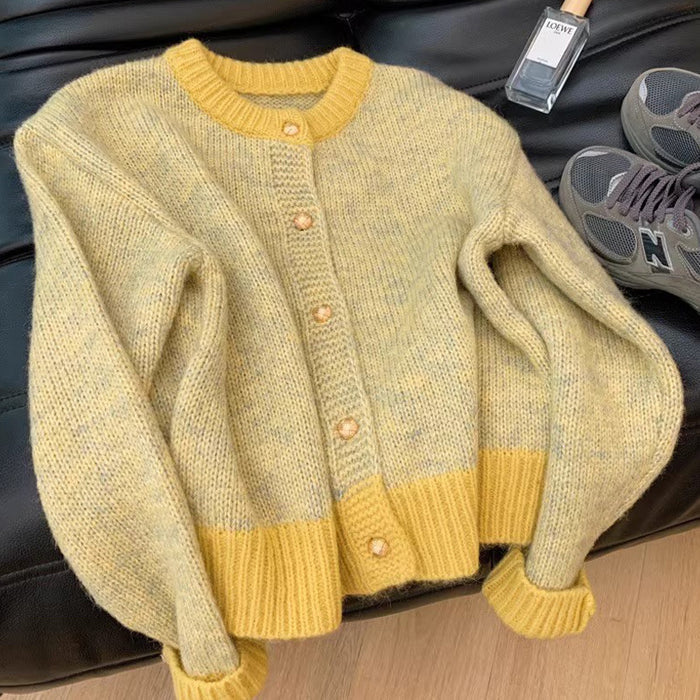 Women's Cozy Knit Cardigan – Oversized Loose-Fit Sweater