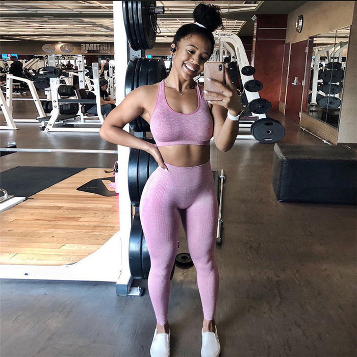 Women's Seamless Push-Up Running Leggings