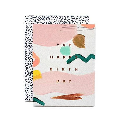 “Yay Birthday” Card by Moglea - by Moglea - K. A. Artist Shop