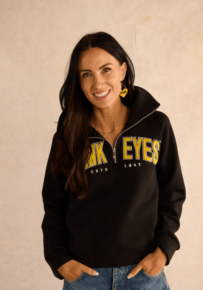 Yellow Iowa Lover Earring
