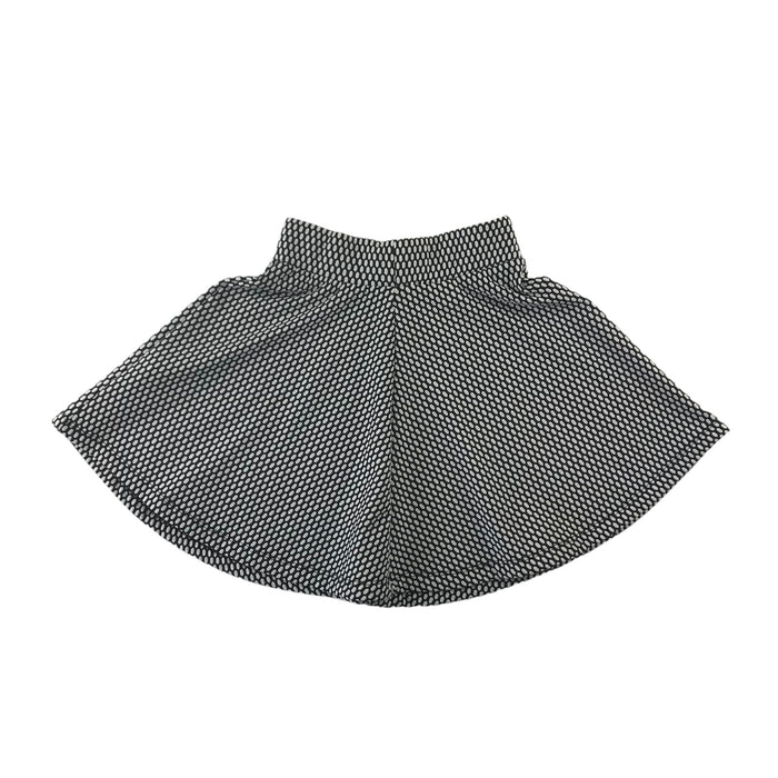 Young Dimensions 6-7 years white black jersey skirt