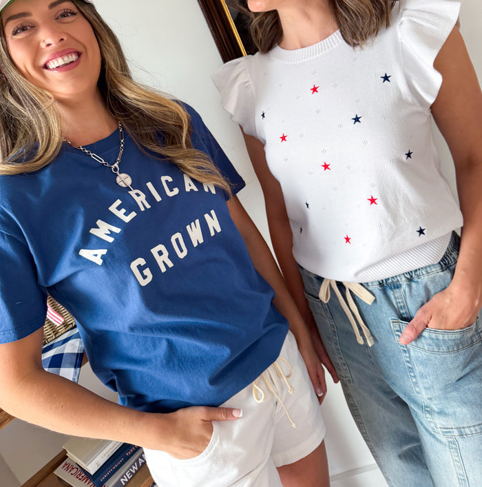 [Z SUPPLY] American Grown Boyfriend Tee