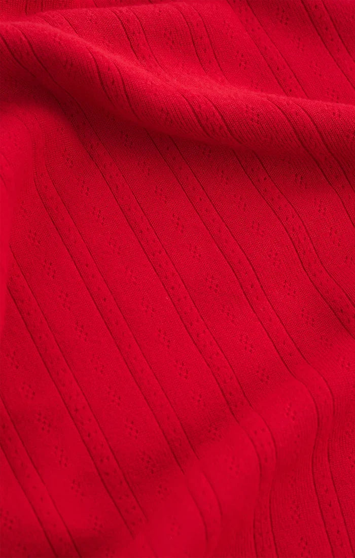 [Z SUPPLY] Holly Red Luxe Pointelle Pant