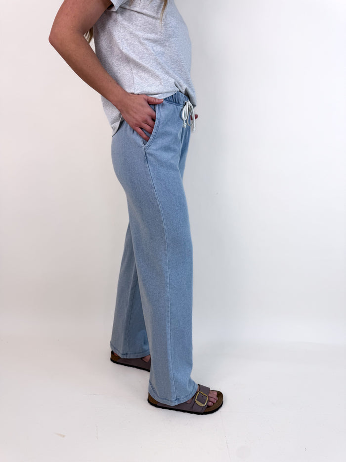 [Z SUPPLY] Hunter Knit Denim Pant- Ocean Air