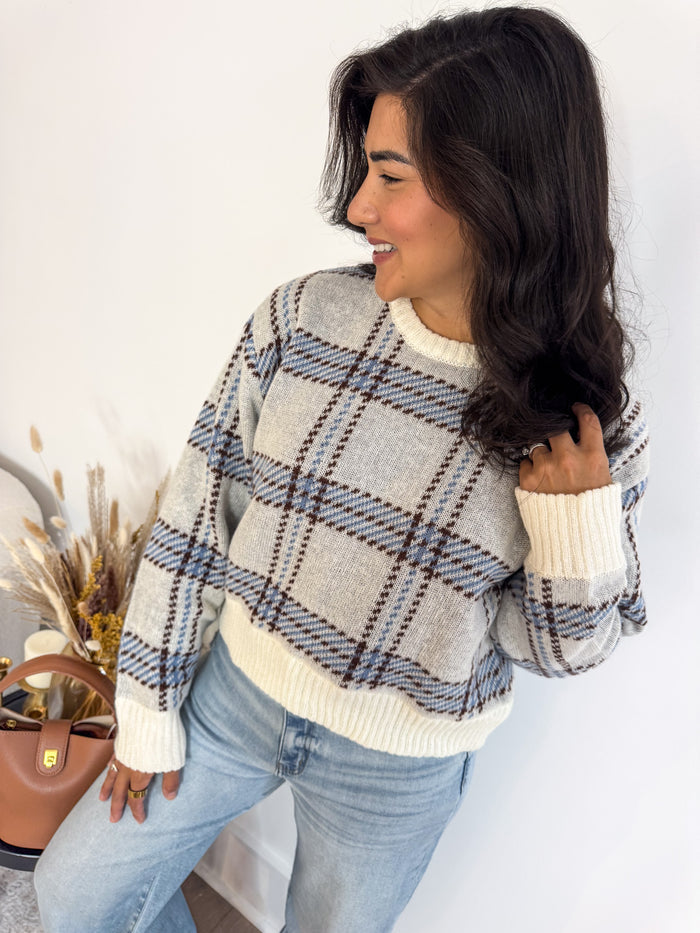 [Z SUPPLY] Junction Plaid Sweater