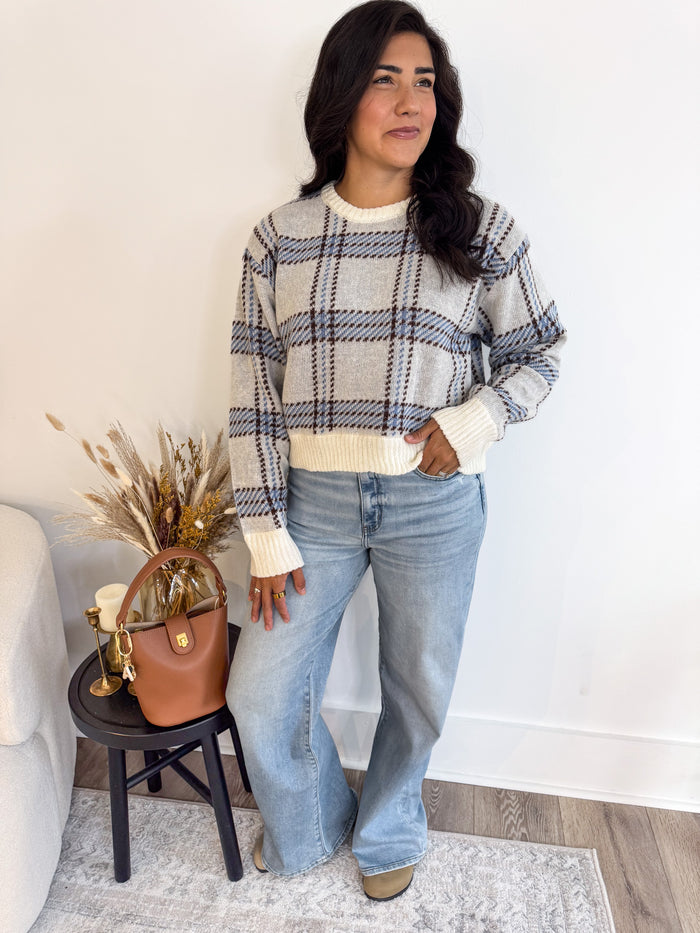 [Z SUPPLY] Junction Plaid Sweater