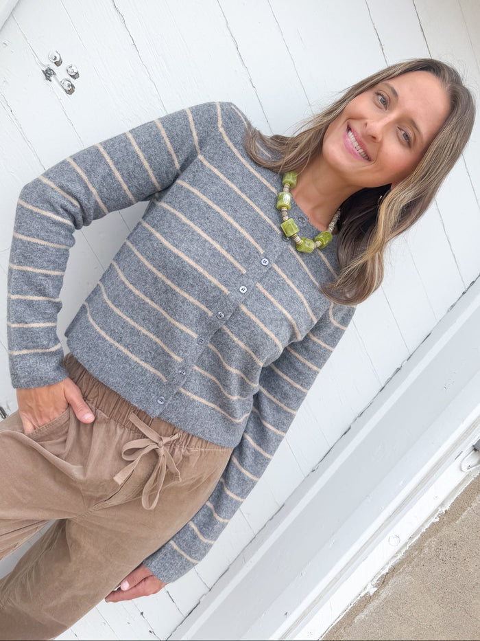 [Z SUPPLY] Medina Stripe Cardigan – women's cardigan