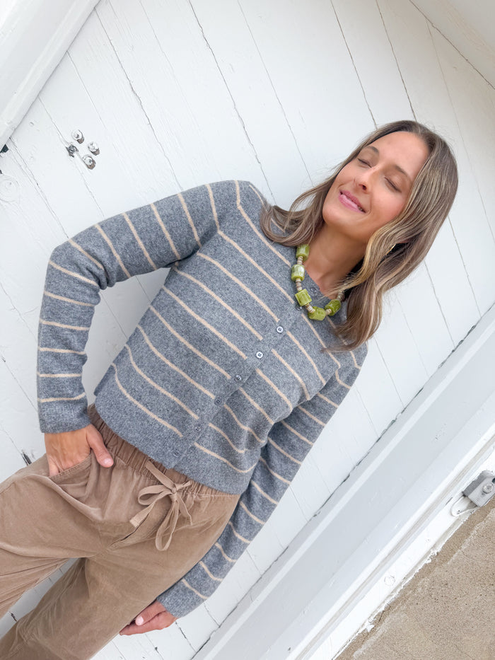 [Z SUPPLY] Medina Stripe Cardigan – women's cardigan