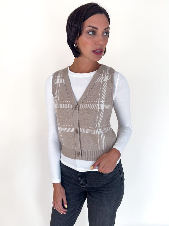 [Z SUPPLY] Oliver Plaid Sweater Vest