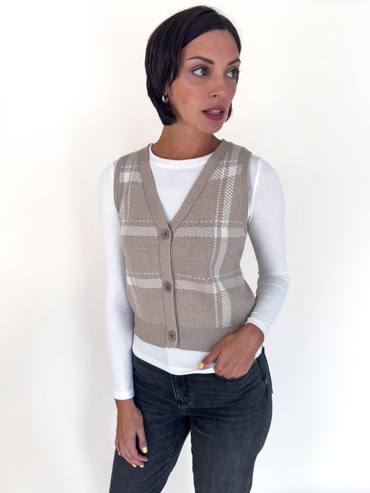 [Z SUPPLY] Oliver Plaid Sweater Vest