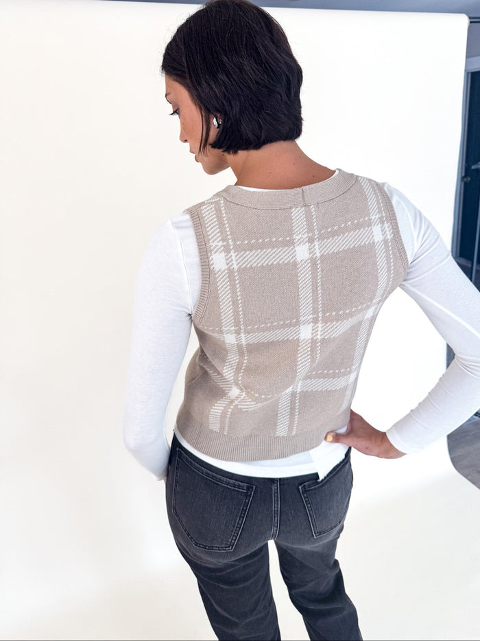 [Z SUPPLY] Oliver Plaid Sweater Vest