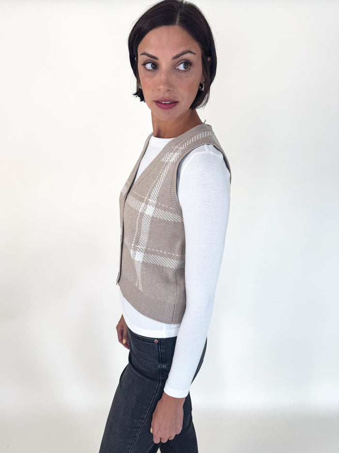 [Z SUPPLY] Oliver Plaid Sweater Vest