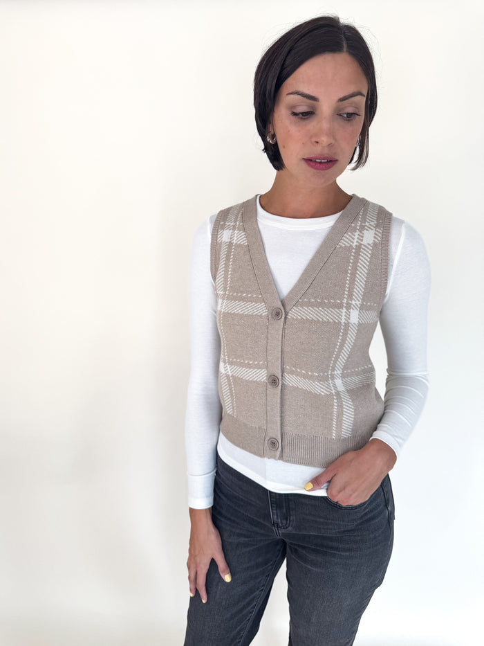 [Z SUPPLY] Oliver Plaid Sweater Vest
