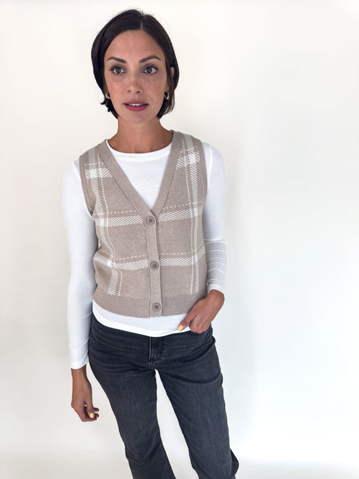 [Z SUPPLY] Oliver Plaid Sweater Vest