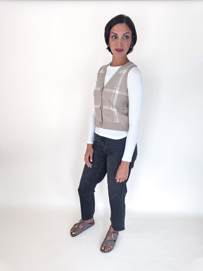 [Z SUPPLY] Oliver Plaid Sweater Vest