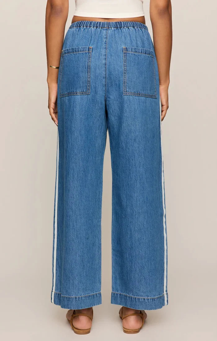 [Z SUPPLY] The Sidelines Denim Track Pant – women's denim
