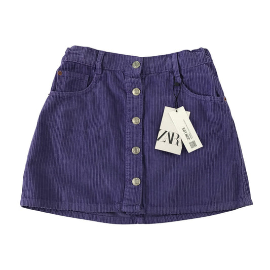 Zara 11-12 years purple corduroy skirt cotton