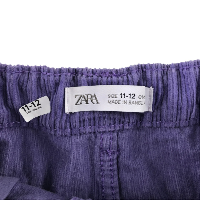 Zara 11-12 years purple corduroy skirt cotton