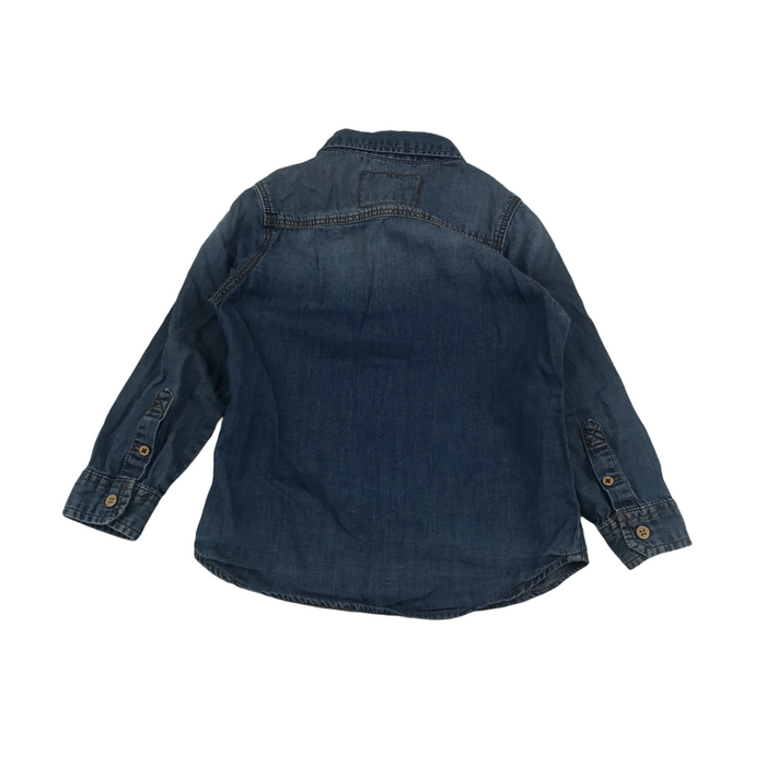 Zara 5 years light blue denim shirt