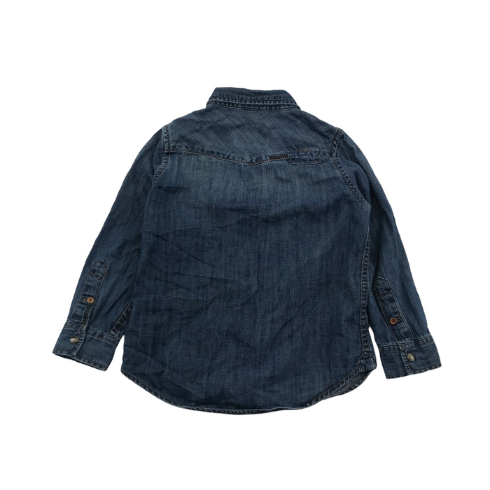 Zara 6 years blue denim shirt