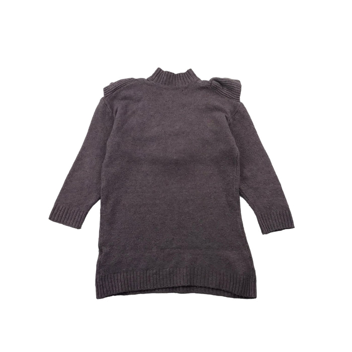 Zara 6 years light purple long wool-mix frilled jumper