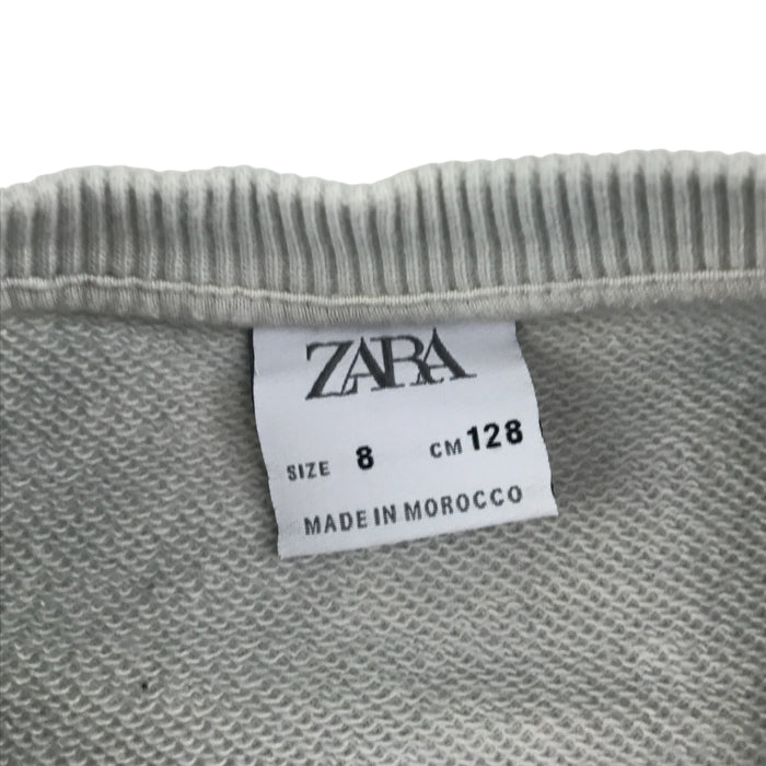 Zara 7-8 years grey and white jumper