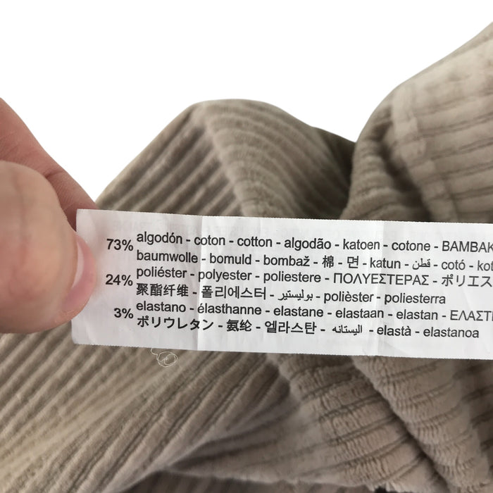 Zara 9-10 year beige ribbed trouser