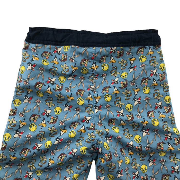 ZY 6-7 years blue Looney Tunes swim trunks